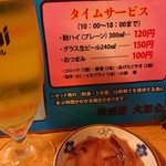 大都会 - グラスビールと塩辛