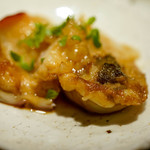 東麻布 天本 - 北寄貝肝焼き