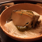 御料理 寺沢 - あわび素麺