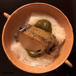 御料理 寺沢 - あわび素麺