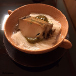 御料理 寺沢 - あわび素麺