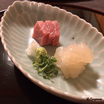 御料理 寺沢 - 天然本ﾄﾛと伊勢海老の造り