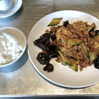 涵梅舫 銀座店 - 2019.7.11  玉子、豚肉、木耳炒め