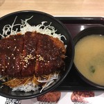 松のや - 味噌カツ丼(550円)