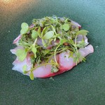 イル・チェントリーノ - 鰺のカルパッチョ 香草