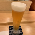 割烹 一楓 - 生ビール