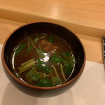 割烹 一楓 - 味噌汁