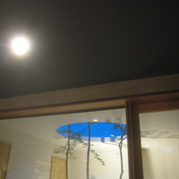 LURRA° - 坪庭上部。3本の楓は各オーナーの物で種類も違う。