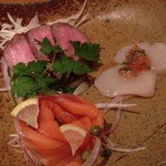 神戸牛ステーキ Ishida. - つきだしも旨いわぁ。