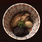 御料理 寺沢 - 花見牡蠣､香茸､花山椒