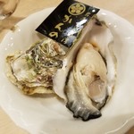 出羽鮨 - 広田湾の生牡蠣。