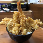 深川つり舟 - 場外天丼 1800円