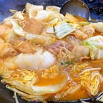 白川苑 - ホルモン鍋　小腸が最高！