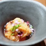 傳 - ルバーブとスイカのデザート　ラム酒の風味