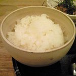 東麻布 逢坂  - <'12/01/11撮影>鯛茶づけ 1000円 のご飯(お替り自由)