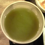 東麻布 逢坂  - <'12/01/11撮影>鯛茶づけ 1000円 の緑茶
