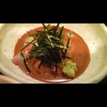 東麻布 逢坂  - 【'10/12/6撮影】鯛茶づけ 1000円 の鯛の利久造り