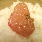 東麻布 逢坂  - <'12/01/11撮影>鯛茶づけ 1000円 の鯛の利久造り