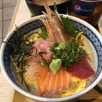 Kaisendon Tempura Hakata Kisui Maru - ミニ海鮮丼