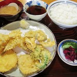 はぜ天定食