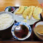 あなご天定食