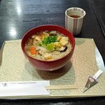 茶寮 季 - ●単品オーダー　稲庭うどん 七色葛あんかけ 972円 2019年07月