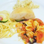 ファリナモーレ - 『ファリナモーレ』パスタ取り分け