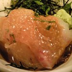 東麻布 逢坂  - <'12/01/11撮影>鯛茶づけ 1000円 の鯛の利久造り
