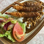 レストラン カナル - エビフライカレー 1080円