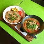 スプーンソング - フィッシュ・コランブ＆ビリヤニプレート 1,300円