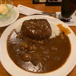 珈琲館　 - (2019年7月)  ハンバーグカレーランチセット