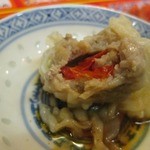 火鍋麺  - トマト焼売の中身