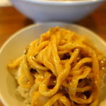 担担担 - 汁なし担担担　800円　+　大盛り　100円　+　ごはん　100円