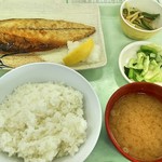 市場食堂 - 7/6 焼魚定食　鯖