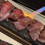 溶岩焼肉ダイニング bonbori - 肉寿司5巻