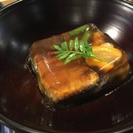 そば切り文目堂 - 穴子と野菜の煮凍り  600円
      