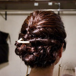 Magokura - 女将さんの気合の入ったヘアースタイル