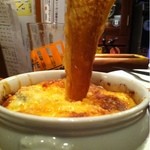 麦酒倶楽部 ポパイ - 牡蠣とホウレン草のココット　パイスティック添え