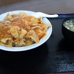 楓林 - ワンコイン丼　その３/３　豚たま丼