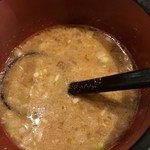 天茶屋 七蔵 - 美味しいつけ汁（夏はみょうが入り）