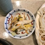 天茶屋 七蔵 - 白菜の松前漬けはお代わりできるそうです