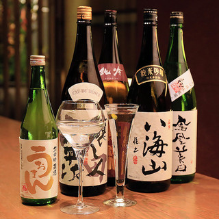 Make your food stand out! Carefully selected sake