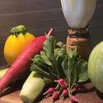 Bistro HiNGE Nakameguro - 千葉県産シェフこだわり野菜　ほんと美味しい