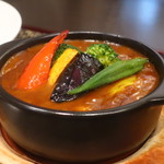 銀座 古川 - 野菜カレー（激辛）アップ