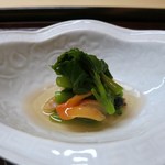 松川 - 赤貝と花山葵の酢のもの