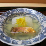 松川 - ぐじと淀大根の炊き合せ