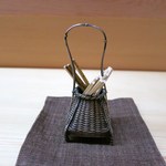 松川 - アンティークの楊枝入れ