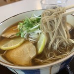 江戸蕎麦 一輪草 - 鶏レモン蕎麦