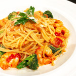 5.Shrimp with tomato cream sauce