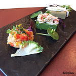 カーサ・デル・チーボ - 海蛸ｶﾙﾋﾟｵｰﾈに菜花ｼﾞｪﾗﾃｨｰﾅ&平爪蟹､ｱｶﾊﾀﾓﾁ＆ｼﾗｳｵ